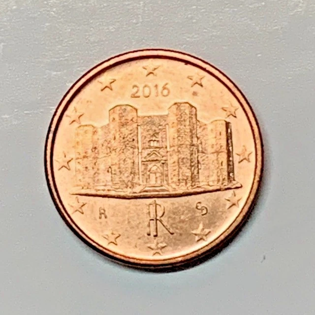 Monnaie 1 Centesimo D'Euro 2016 Italie Avec Erreur De Frappe - Pièce Rare