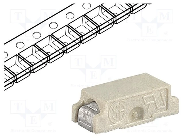 Sécurité : Schmelz 63VDC 63VAC Rapidement 250mA SMD Omf 63 3402.0006.11