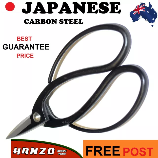 Professional Bonsai Scissors - 195mm Japanese Steel Root Shears for repotting.