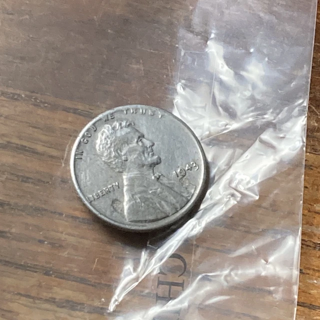 1943 steel wheat penny no mint mark