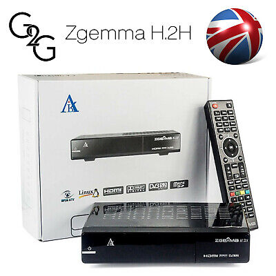 Linux Zgemma ZGEMMA H.2H Ricevitore combo HD DVB-S2 Dual Core Hybrid DVB-T2 usato 
