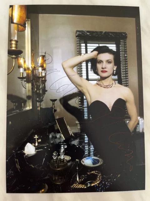 Paloma Picasso 13x18 cm Signiertes Foto. Autogramm / Autograph