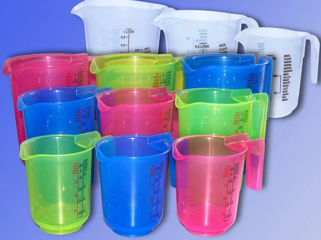 250/500/1000ML misurino in plastica brocca versare... - Grandado
