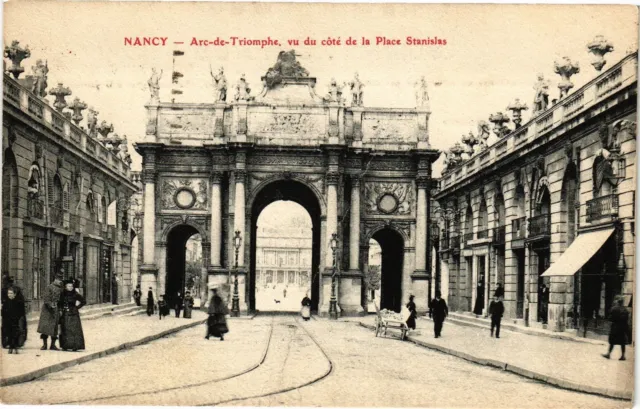 CPA Nancy-Arc de Triomphe vu du coté de la Place Stanislas (187144)