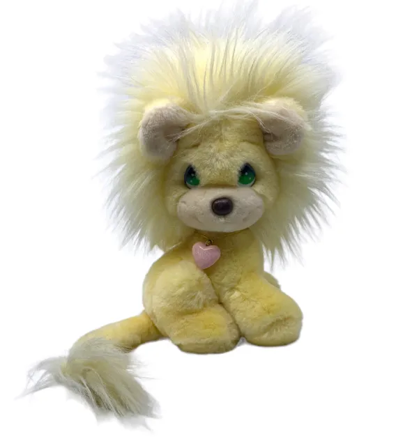 Precious Moments Vintage Applause Plush Leon Lion 1985 Yellow Stuffed Toy 12”