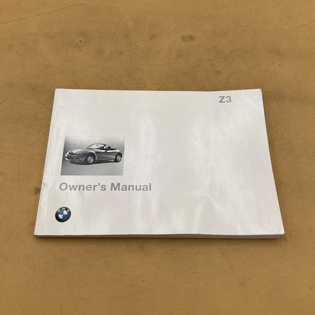 1997 BMW Z3 Roadster 1.9 Z3 Roadster 2.8 Owners Operators Manual Guidebook