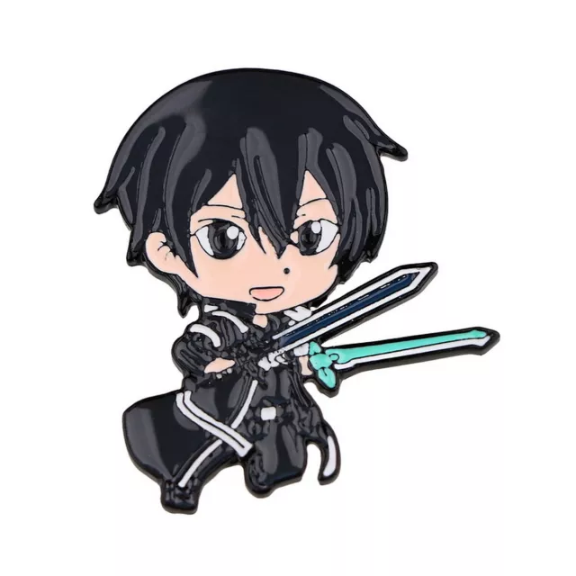 Sword Art Online KIRITO Pin's Métal Emaillé Badge SAO Manga Anime Asuna