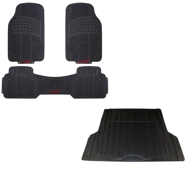 Black & Blue Car Mats For Vauxhall Astra Corsa Insignia Nova Tigra