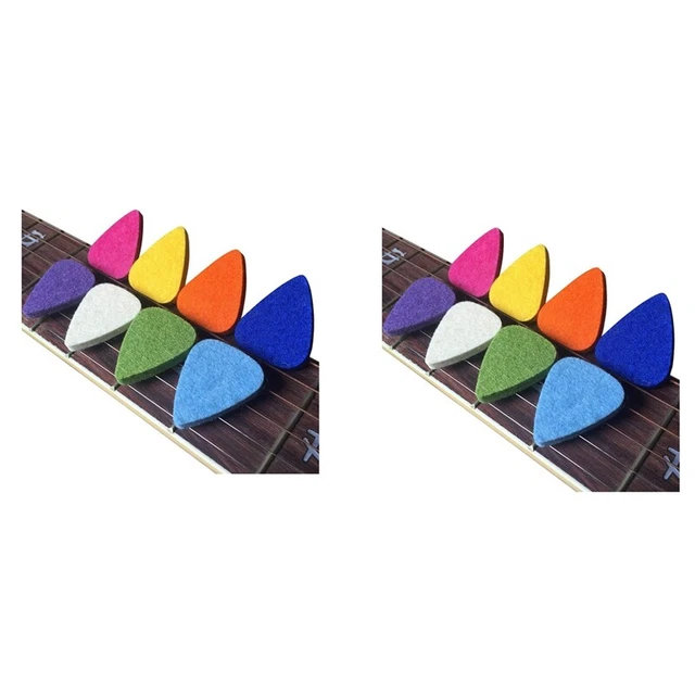 UkPicks/Plectrums for Ukulele and Guitar,16 Pieces Guitar Picks,Multi-Color L2X6