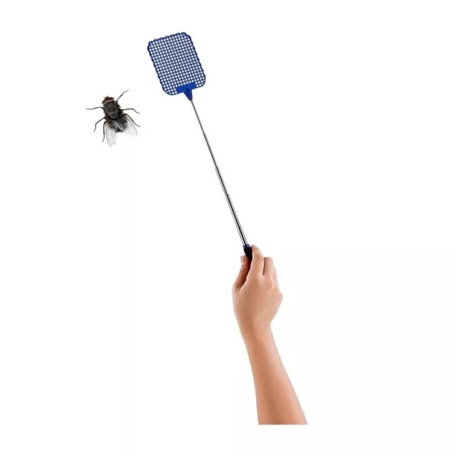 Extendable Fly Swatter Telescopic Insect Swat Bug Mosquito Wasp Killer Flies