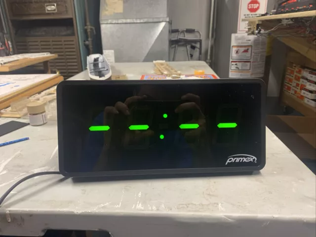 Primex Wireless SNS LED Digital Clock LN11980 G