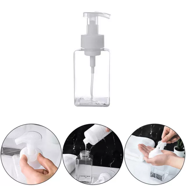 Empty Plastic Foaming Hand Soap Dispenser Foam Pump Bottle for Bathroom Kitchen