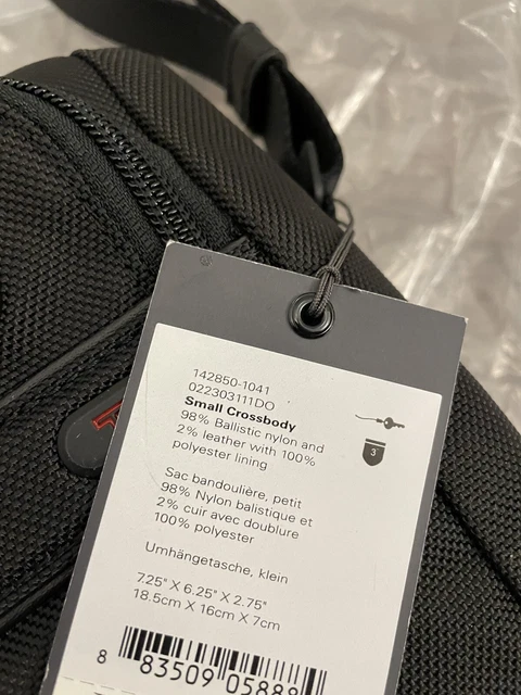 TUMI Alpha Ballistic Nylon Small Crossbody Bag EDC 3