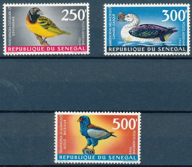 [BIN20755] Senegal 1968 Birds good set very fine MNH Airmail stamps