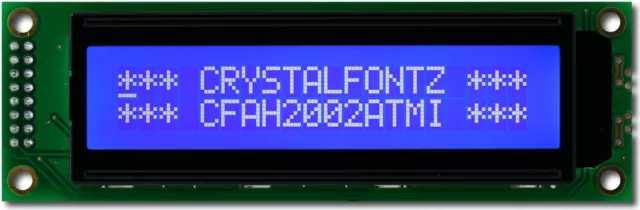 LCD Display 2002 20x2 backlight weiß Charakter Modul STN negativ 4bit 8bit