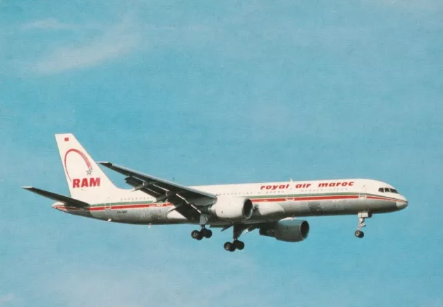 Airplane Postcard - Royal Air Maroc - Boeing 757 (Cn-Rmt)