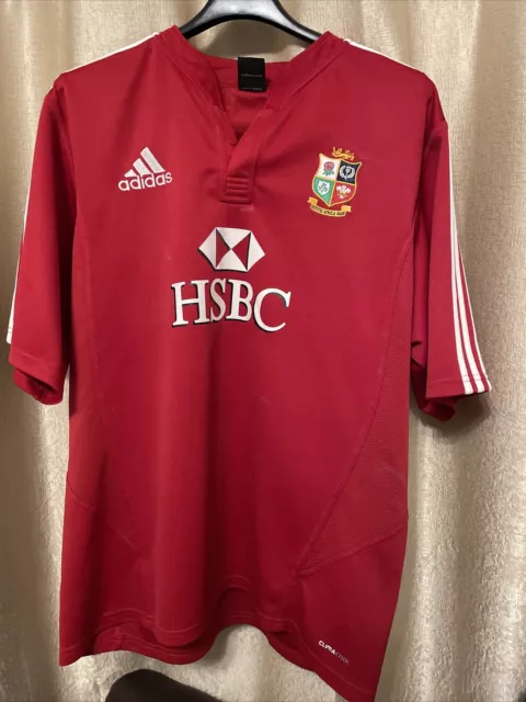 British & Irish Lions Rugby Shirt 2009 South Africa Tour Adidas Jersey Size XL