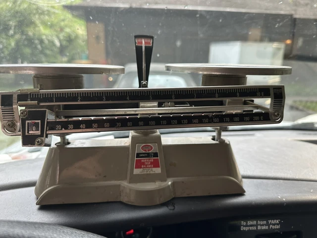 Ohaus Harvard Trip Balance Medical Laboratory Scale Capacity 2kg-5lb TESTED