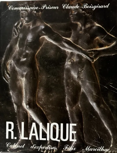 JOLI CATALOGUE DE VENTES " RENÉ LALIQUE " BOISGIRARD PARIS 21 octobre 1994