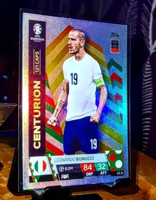 TOPPS MATCH ATTAX UEFA EURO 2024 Italia Centurione Leonardo Bonucci