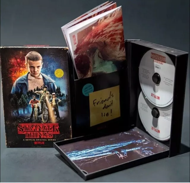 NEW Stranger Things Season One, 4-disc DVD & Blu-Ray Collectors Edition Box Set