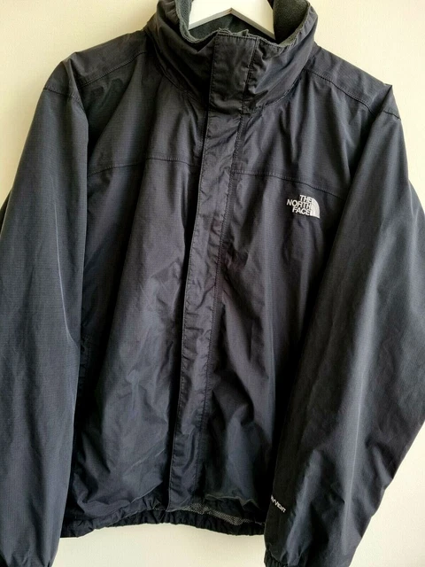 Giacca con cappuccio impermeabile The North Face HyVent da uomo fine, buona condizione M/L Wor.