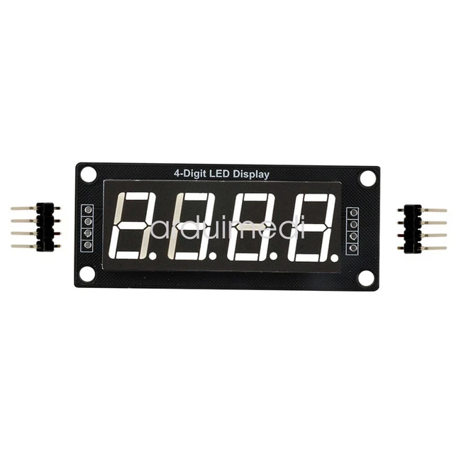 TM1637 4-Bits Digital Display 7-Segment LED Anzeige Modul mit Uhr für Arduino TM1637 4-Bits Digital Display 7-Segment LED Anzeige Modul mit Uhr für Arduino