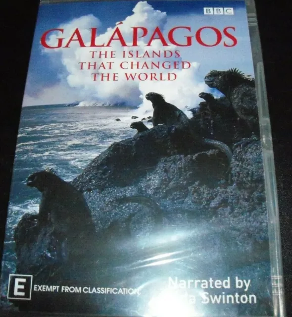 Galapagos BBC TV Narrated By Tilda Swinton (Aust Region 4) DVD – New Sealed