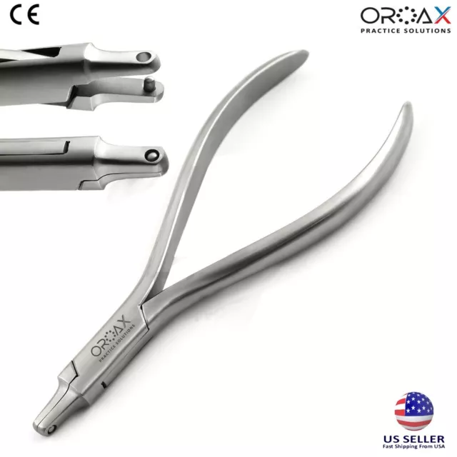 Orthodontic Mini Dot Retainer Clear Braces Dimple Aligner Punch Hole Pliers