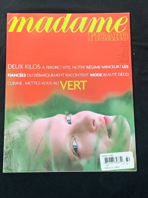 Madame Figaro Magazine June 2004 Vintage Fashion Magazine, Harry Potter