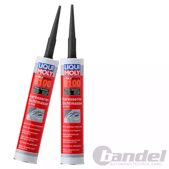 2x 300 ml LIQUI MOLY  LIQUIMATE 1K-PUR SCHWARZ KAROSSERIE DICHTMASSE KARTUSCHE