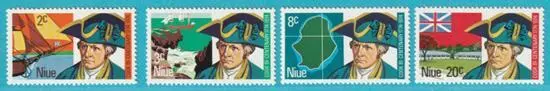 Niue 1974 ** postfrisch MiNr. 140-143 James Cook