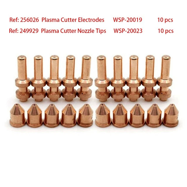 Ensemble fiable de 20 pièces électrode 256026 pointe 249929 pour Miller Spectr