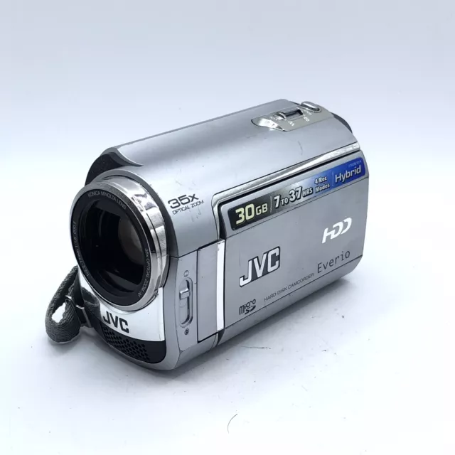 Camcorder JVC GZ-MG330HE Silver 30 GB HDD Everio - Fully Functional 3