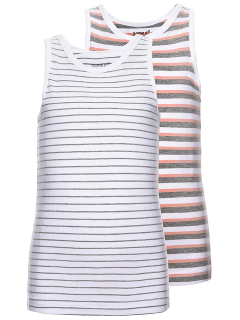 Ragazza Canottiera Biancheria Intima Top Maglia 2er-Pack Bambini Camisole