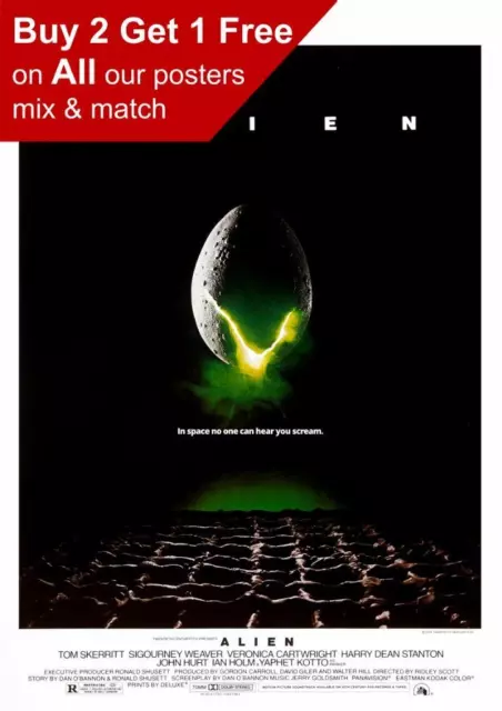 Alien 1979 Movie Poster  A5 A4 A3 A2 A1