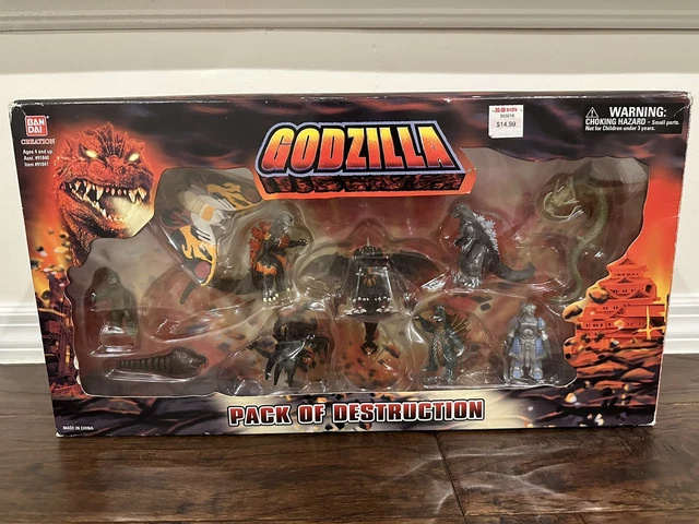 Godzilla Pack Of Destruction 10 Piece Mini Figure Set 2003