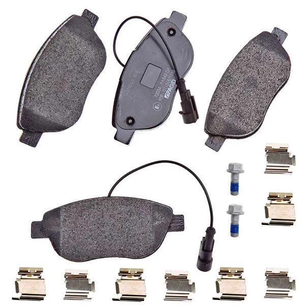 T2054 Front Brake Pad Set 4x Pads Integrated Wear Indicator Braking By Pagid