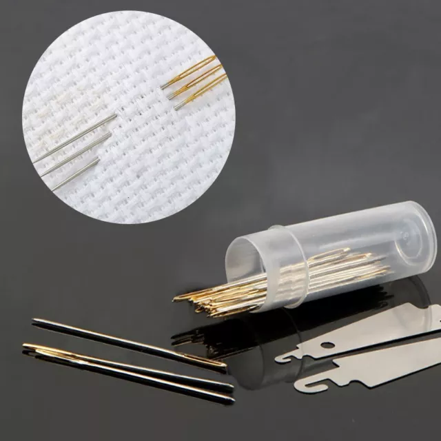 Vorräte Nadeln Metall Zubehör Nähen Haushalt Stickerei Handwerk Einfädler