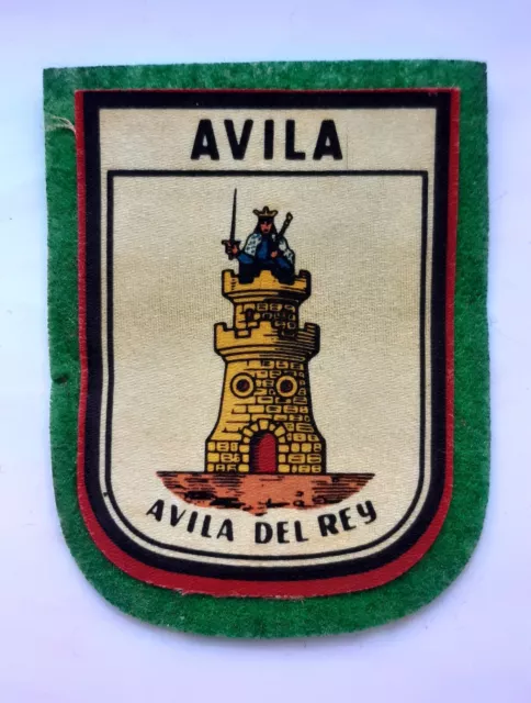 Parche escudo Patch Badge Ecusson Blason Ávila Castilla León Castille  España