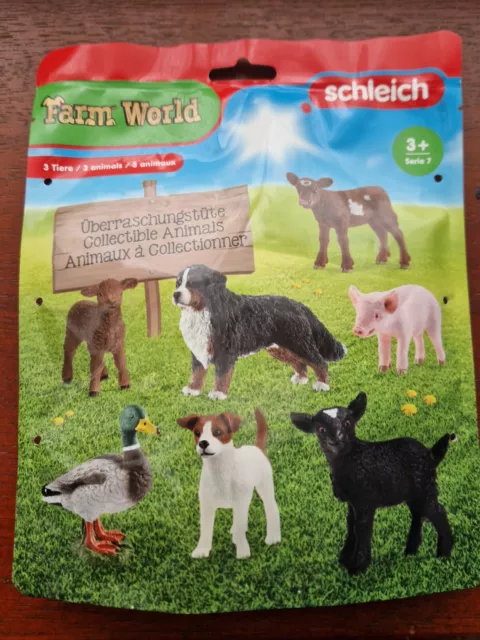 Schleich Blind Bag Farm World Series 7 3x farm animal models plastic toy figures