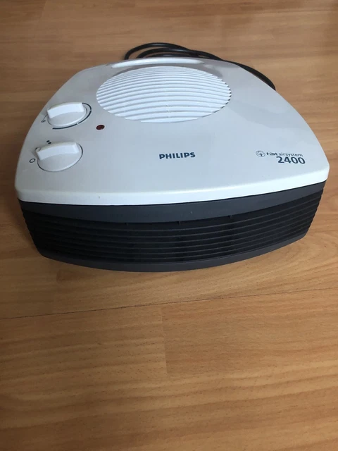PHILIPS FLAT FAN Heater 2400 Hot Air System - HD3346/A FULLY WORKING £12.99  - PicClick UK