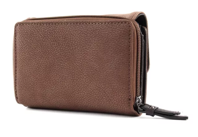 TOM TAILOR Elin Wallet With Flap Geldbörse Brown Braun Neu 2