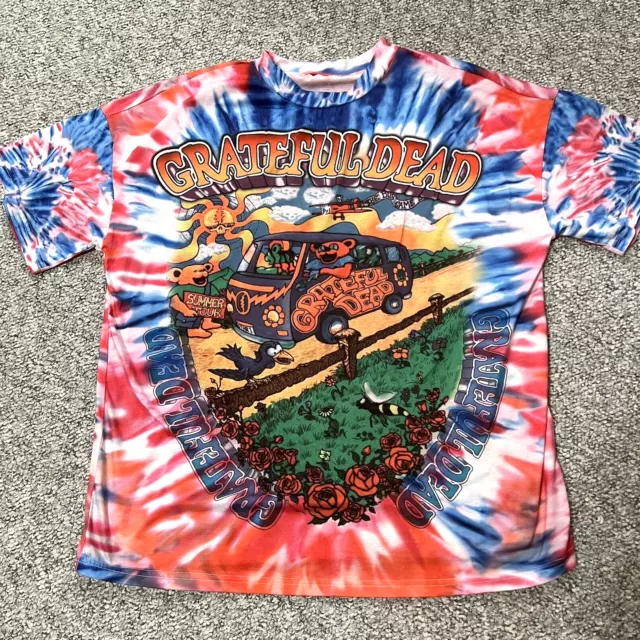 Grateful Dead Tee Shirt 1994 Summer Tour The Bus Came Jerry Garcia Tie Dye