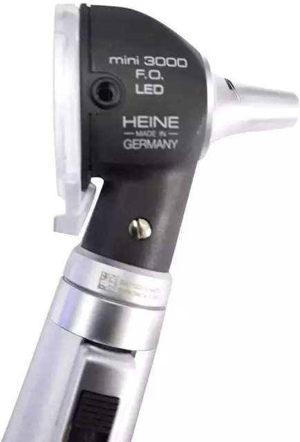 Heine Mini 3000 LED Faser Optik Fo Otoskop Set Mit Spitzen D-008.70.110