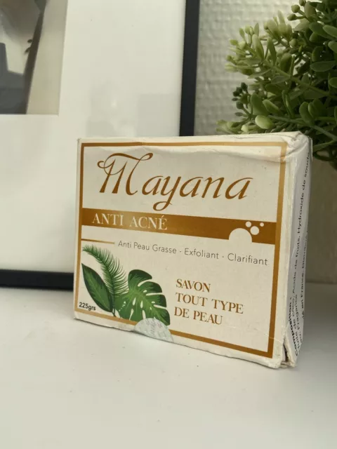 Mayana Savon Eclaircissant Visage  Anti tache Anti Acné