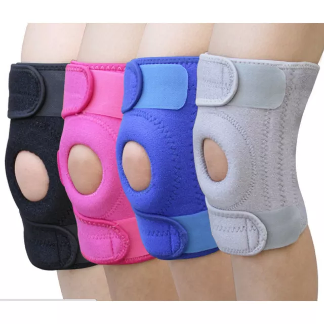 2Fit Neoprene Knee Brace Open Patella Strap Support Injury Pain Relief Arthritis