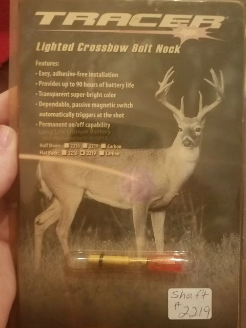 Tracer Lighted Crossbow Bolt Neck Easton