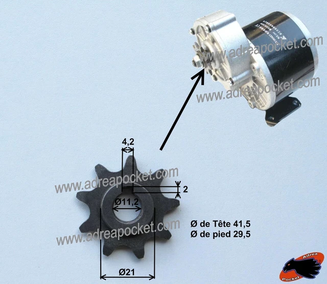 KMC Pignon de vélo électrique Unisexe 19T Shimano, Noir, 1/8