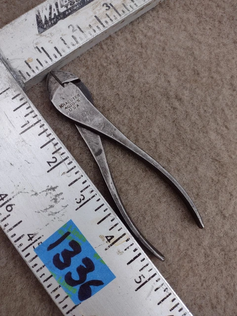 Vintage USA Kraeuter Diagonal Cutting Pliers 5" Wire Cutters Dikes Snips 46105 .
